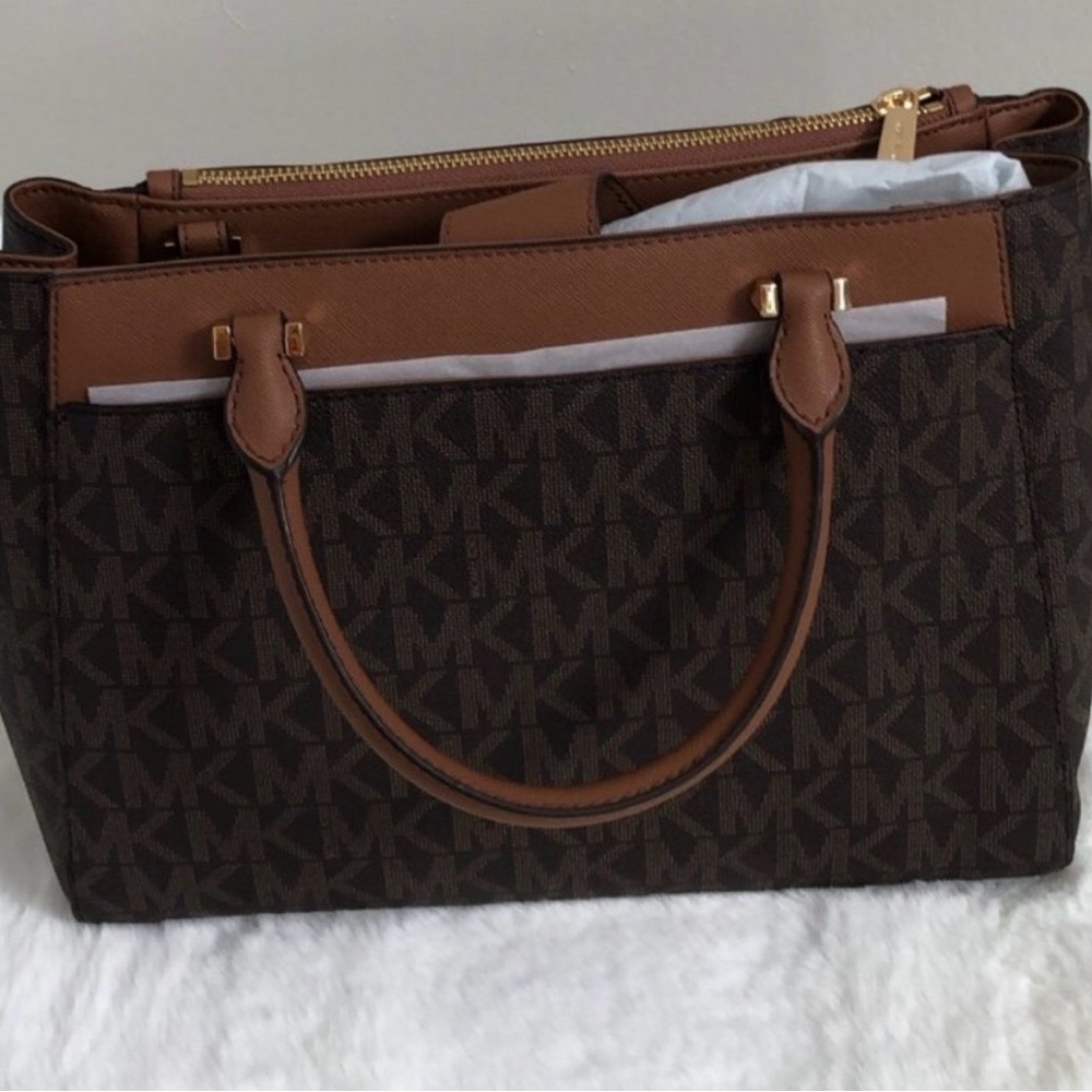 Michael Kors Brown and Tan Satchel - Picture 11 of 12